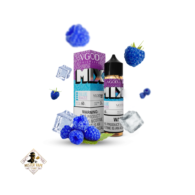جویس بلوبری تمشک یخ ویگاد | VGOD Ice Blue Razz Juice