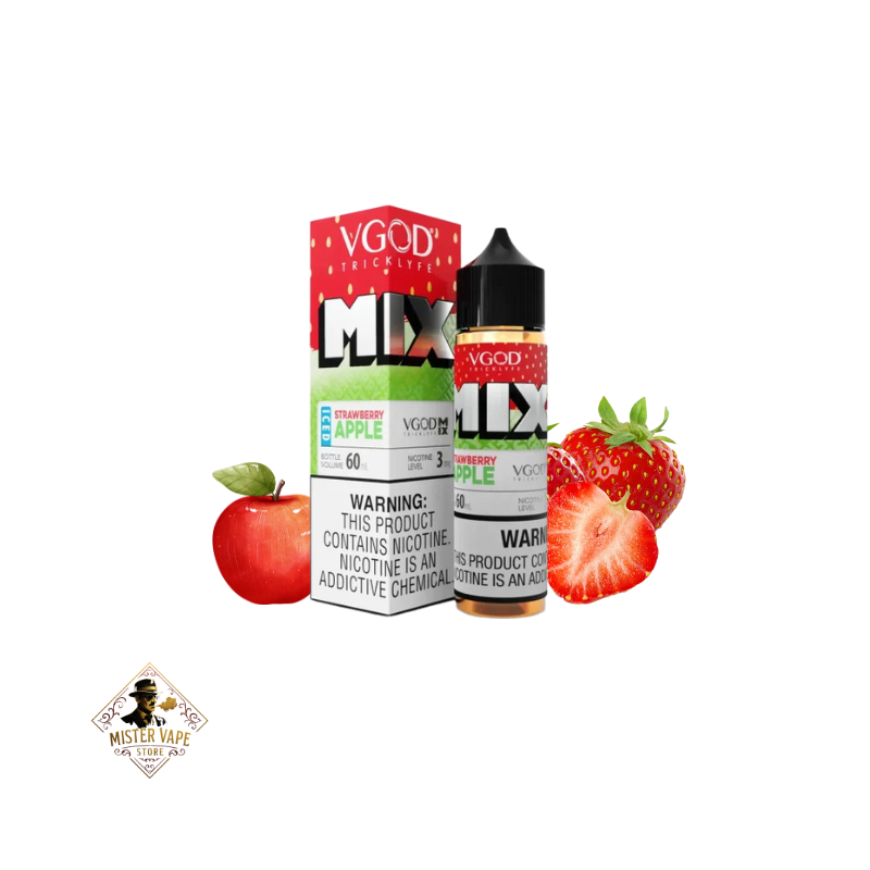 جویس توت فرنگی سیب یخ ویگاد | VGOD Strawberry Apple Ice Juice