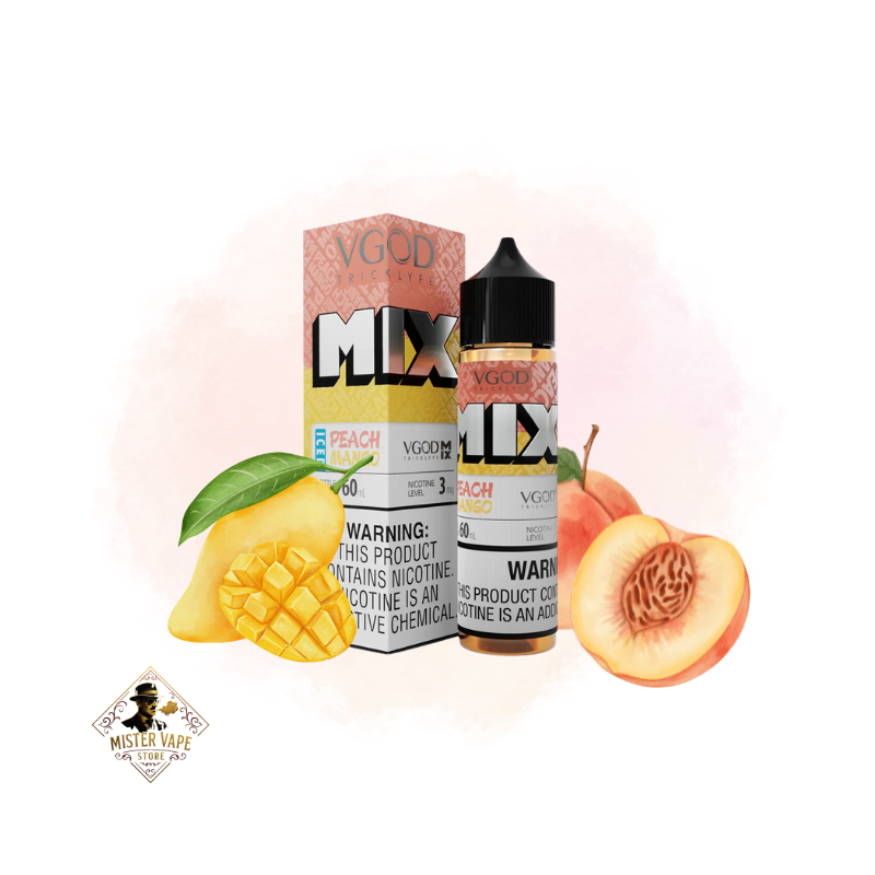 جویس هلو انبه یخ ویگاد | VGOD Peach Mango Ice Juice