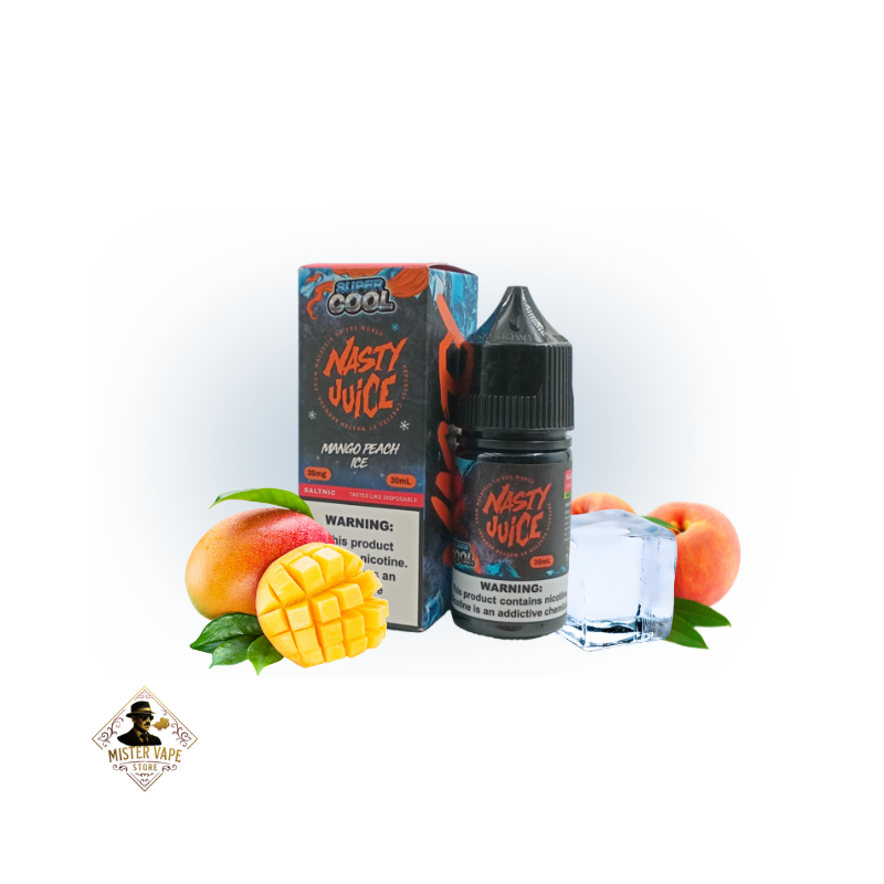 سالت نستی سوپر کول با طعم انبه و هلو یخ | Super Cool Mango peach Ice