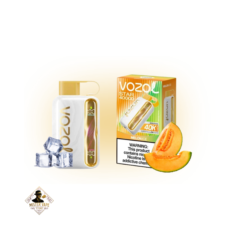 پاد یکبار مصرف وزول طالبی یخ Vozol Vape Star 40k